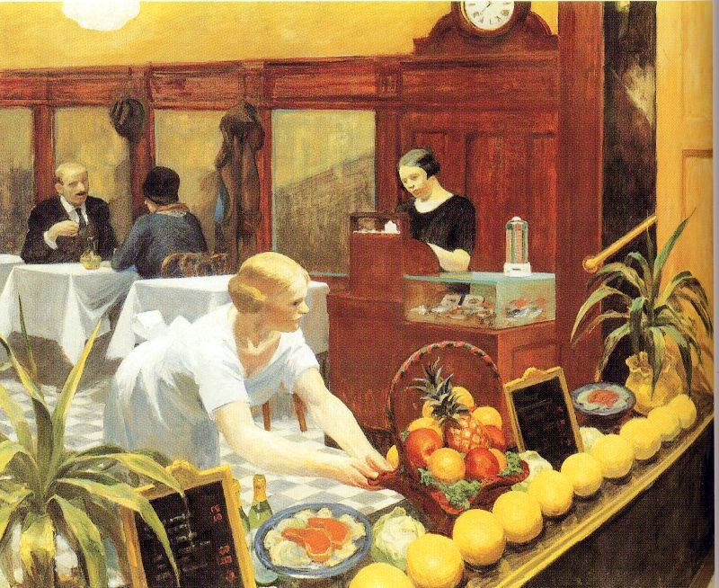Edward Hopper Tables for Ladies